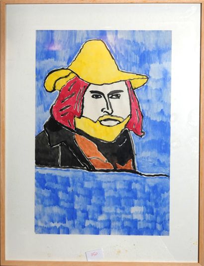 Éric Mc Donald (XX° siècle)
Sans titre
Gouache...