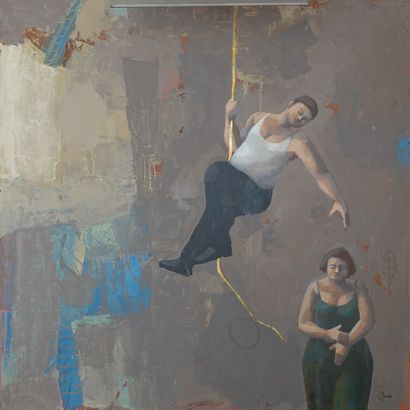 Jean-Yves Madec (né en 1960)
« L’échelle»,...