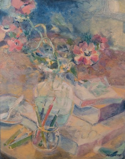 Renaud LEONHARDT (né en 1936)
Le vase aux...