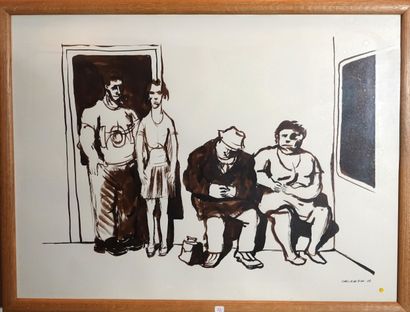 Claude Darotcheche (1933-2008)
« Le métro...