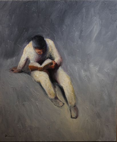 François Bhavsar (né en 1962)
« Le liseur...