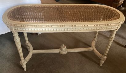 Banquette de piano de style Louis XVI en...