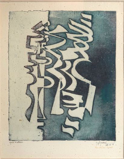 Jean Signovert (1919-1981)
« Notre île »,...