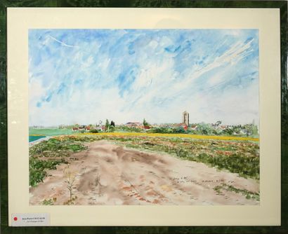 Jean-Pierre Ceccaldi (XX° siècle)
Sans titre,
Aquarelle...