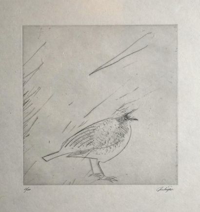 Yves Lévèque (né en 1937)
« l’alouette-turlute...