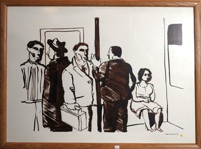 Claude Darotcheche (1933-2008)
« Le métro...