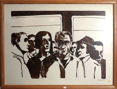 Claude Darotcheche (1933-2008)
« Le métro...