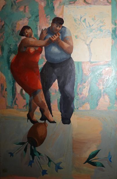 Jean Yves Madec (né en 1960)
« La valse »,...