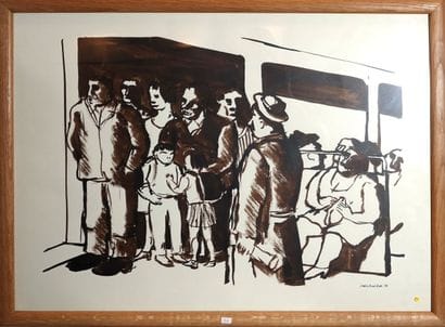 Claude Darotcheche (1933-2008)
« Le métro...