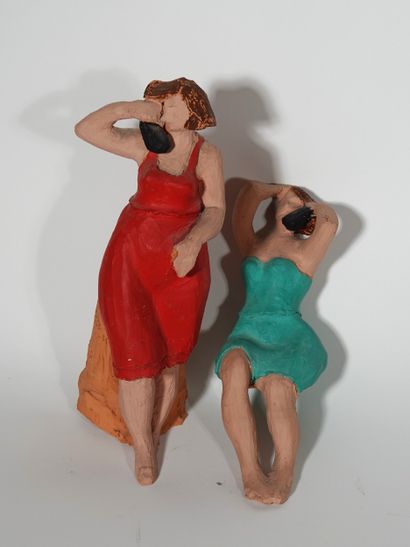 Jean Yves Madec (né en 1960)
Deux femmes,...