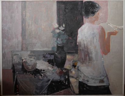 Ange Tomaselli (1928-2019)
« Femme à l’oiseau...