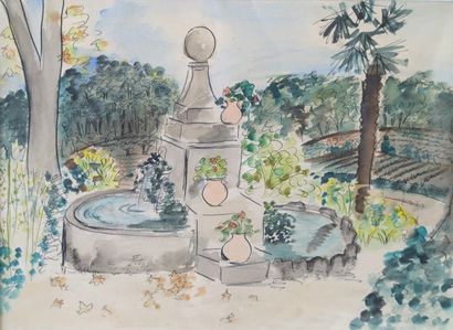 Elisabeth PERROT (XX° siècle)
La Fontaine...