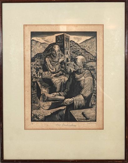 École moderne
« Les contracteurs »
Gravure...