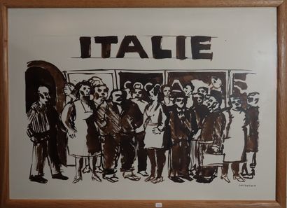 Claude Darotcheche (1933-2008)
« Le métro...
