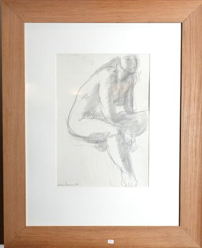 Philippe Jourdain (né en 1960)
Nu, 1988
Fusain...