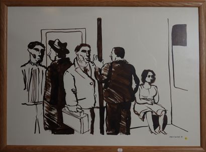 Claude Darotcheche (1933-2008)
« Le métro...