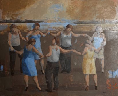 Jean Yves Madec (né en 1960)
«La ronde»,...