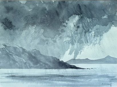 Jean-Pierre CECCALDI (XX° siècle)
Aquarelle,...
