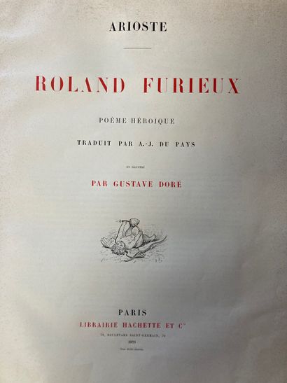 ARIOSTE. Roland furieux
Paris, Hachette,...