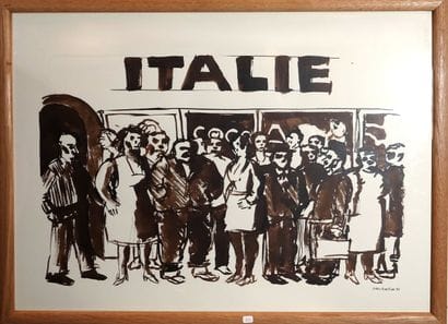 Claude Darotcheche (1933-2008)
« Le métro...