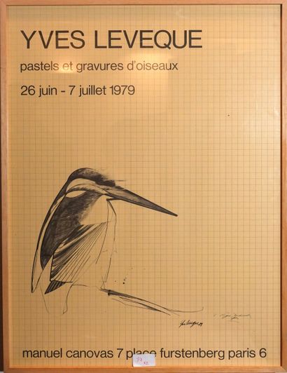 Yves Lévèque (né en 1937)
« Le cygne », 1979-1980
Pointe-sèche...