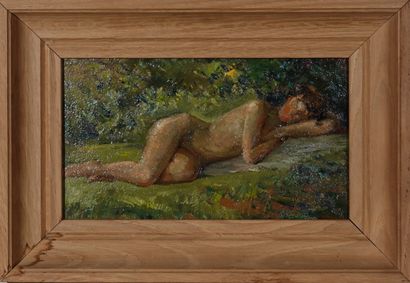 Jean Chaleyé (1878-1960)
Nu allongé, 1956
Huile...