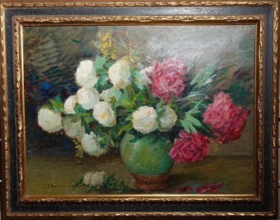 Jean Chaleyé (1878-1960)
Vase de fleurs blanches,...