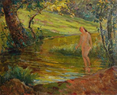 Jean Chaleyé (1878-1960)
« Nu au ruisseau...
