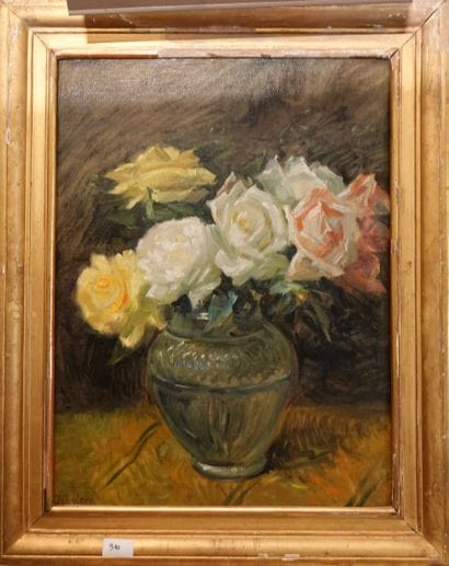 Jean Chaleyé (1878-1960)
Bouquet de roses
Huile...