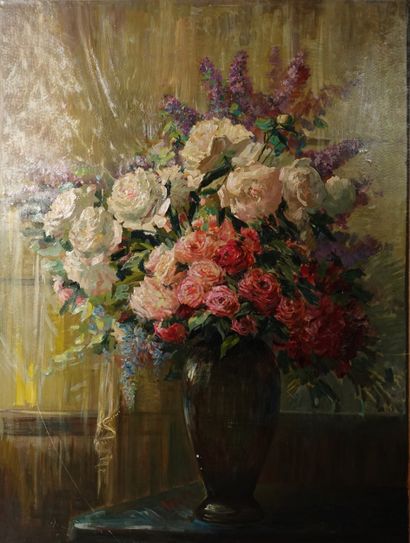 Jean Chaleyé (1878-1960)
Vase de fleurs,...