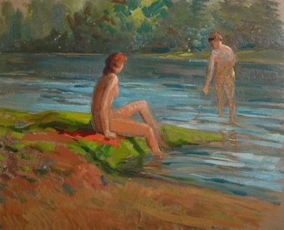 Jean Chaleyé (1878-1960)
« Nu au ruisseau...