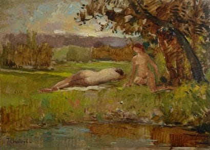 Jean Chaleyé (1878-1960)
« Nu au ruisseau...