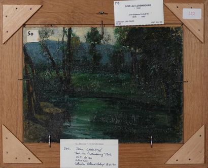 Jean Chaleyé (1878-1960)
Soir au Luxembourg,...