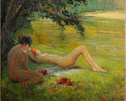 Jean Chaleyé (1878-1960)
« Nu au bord de...