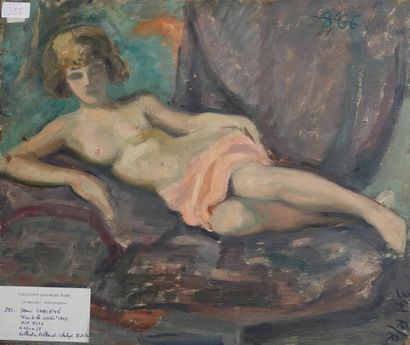 Jean Chaleyé (1878-1960)
« Nu à la rivière...