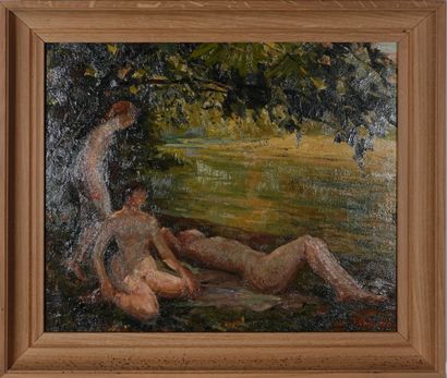 Jean Chaleyé (1878-1960)
Femmes au bain,...