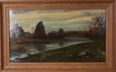 Jean Chaleyé (1878-1960)
« La borne le soir...