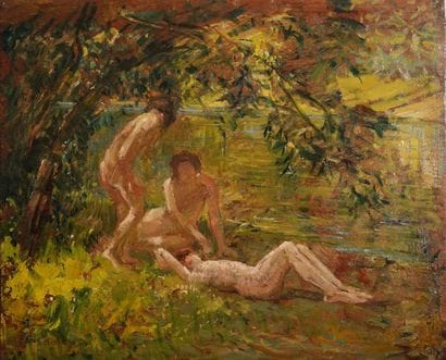 Jean Chaleyé (1878-1960)
« Nu à la rivière...
