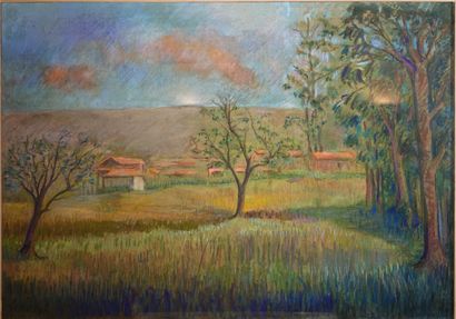 Jean Chaleyé (1878-1960)
« Paysage »,
Pastel...