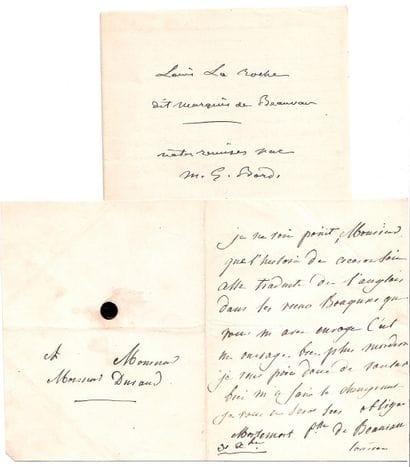 MORTEMART, Princess of BEAUVAU. Nathalie...