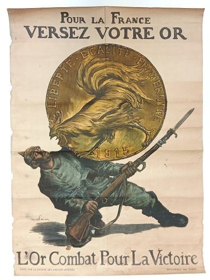 Abel FAIVRE. « Pour la France, VERSEZ VOTRE...