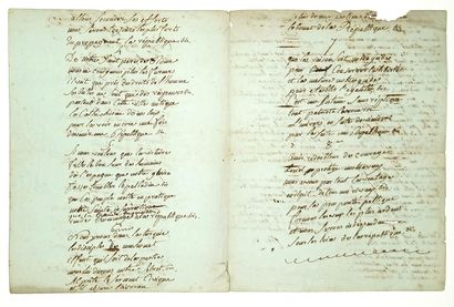 REVOLUTIONARY SONG - Manuscript from the...