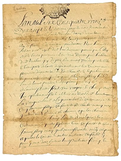 AUDE. 2 Documents: SENESCHALSHIPS OF CARCASSONNE...