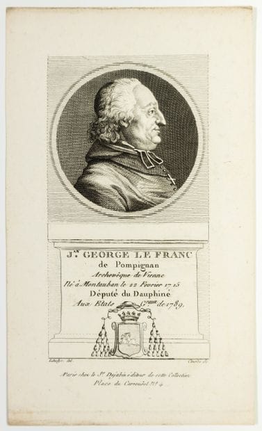 Jean Georges LE FRANC de POMPIGNAN, Archevêque...