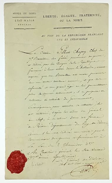 Jean-Jacques LIÉBERT, Baron de Litray (Liesse-Notre-Dame,...