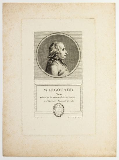 VAR. Jean Joseph RIGOUARD, Curé, Député de...