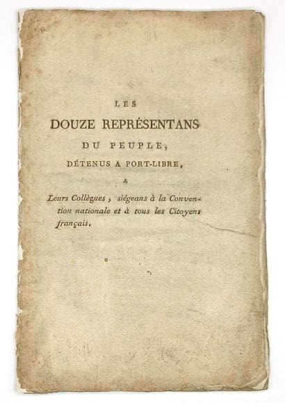 MORBIHAN. THE TERROR. “The Twelve Representatives...