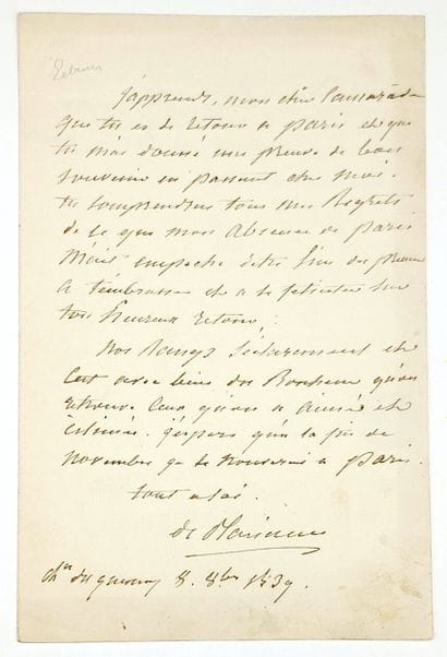 Anne-Charles LEBRUN, Duke of PLAISANCE (Paris...