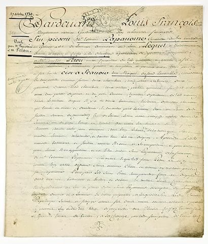 EURE. SEL. LOUVIERS. Contrat de rente et...