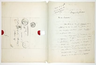 BOURGES (CHER) 30 septembre 1848. Lettre...